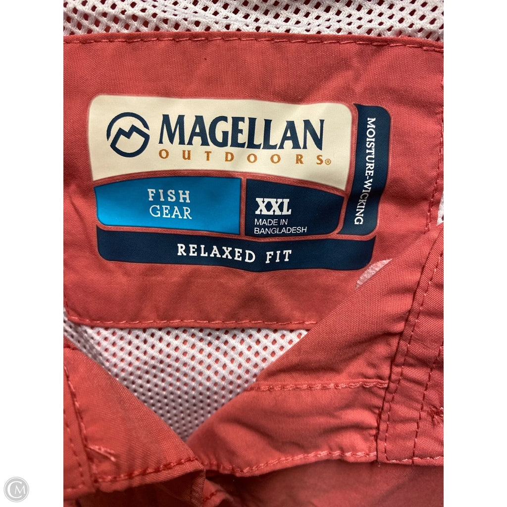 Top Short Sleeve By Magellan In Pink, Size: Xxl