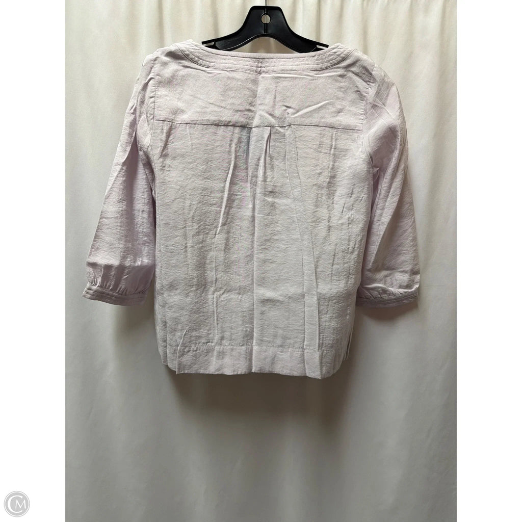 Top Short Sleeve By J. Jill In Purple, Size: S