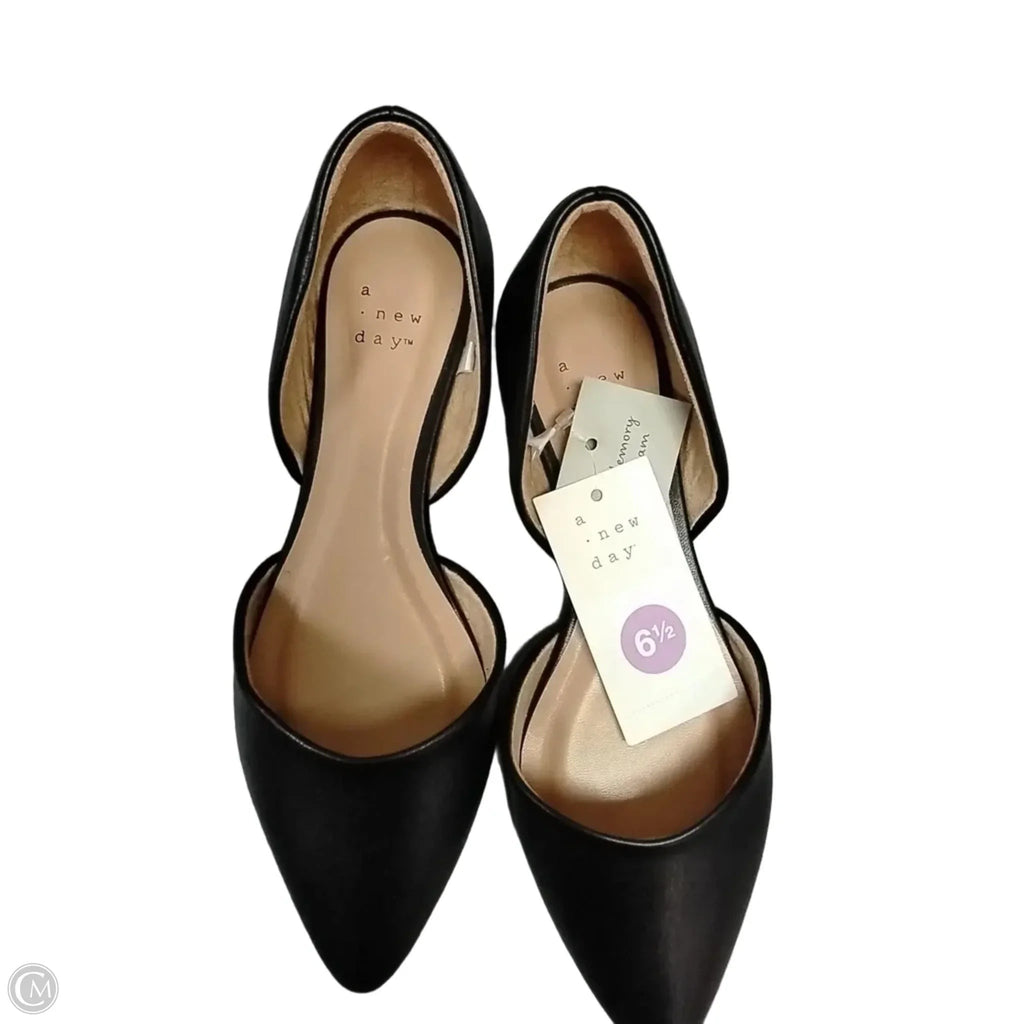Shoes Flats By A New Day In Black, Size: 6.5