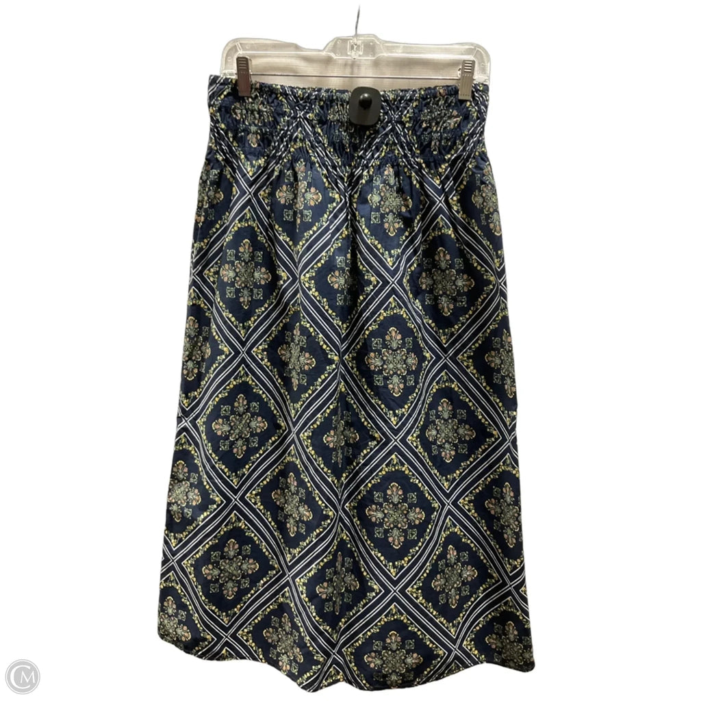 Skirt Midi By Loft In Blue, Size: S