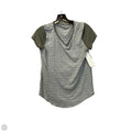 Athletic Top Short Sleeve By Lululemon In Grey, Size: S