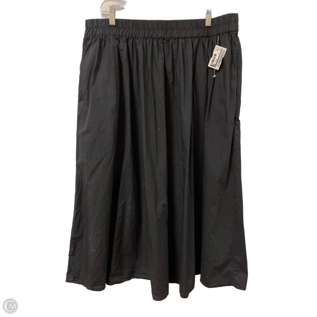 Skirt Maxi By A New Day In Black, Size: 16