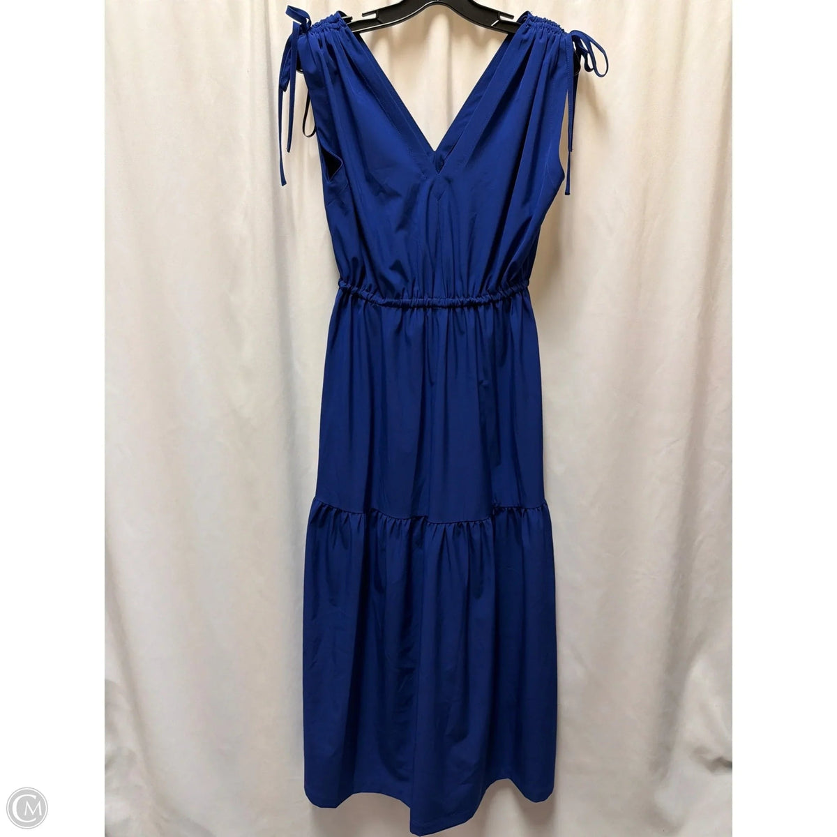 Dress Casual Maxi By Calvin Klein In Blue, Size: S