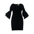 Dress Work By Calvin Klein In Black, Size:2