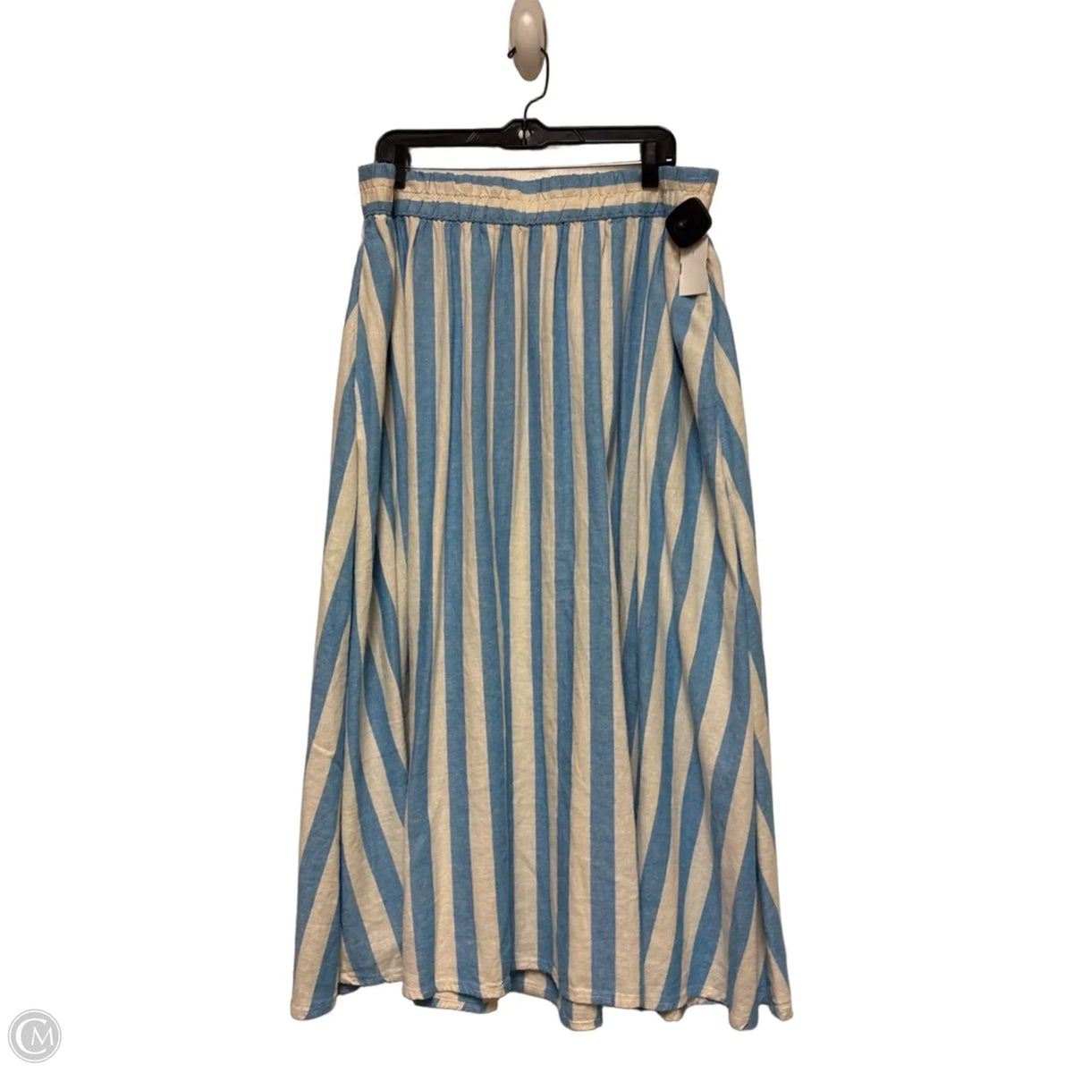 Skirt Maxi By A New Day In Striped Pattern, Size: 16