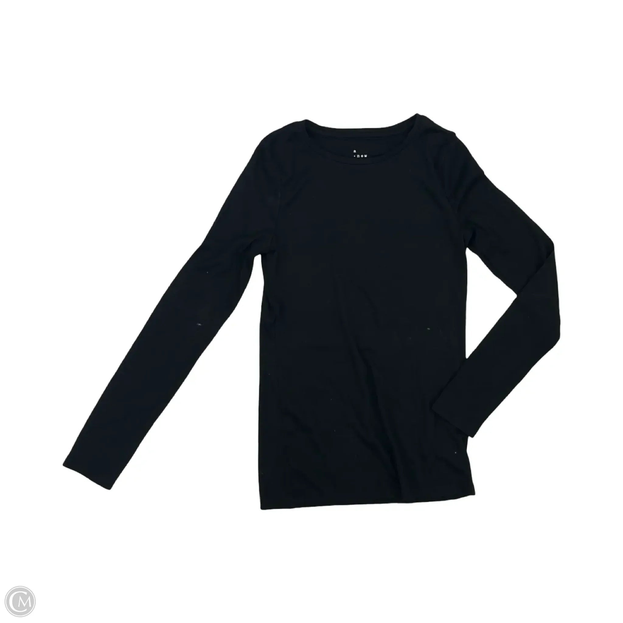 Top Long Sleeve By A New Day In Black, Size: Xs