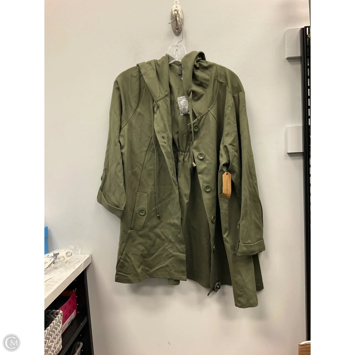 Jacket Other By Christian Siriano In Green, Size: 1x