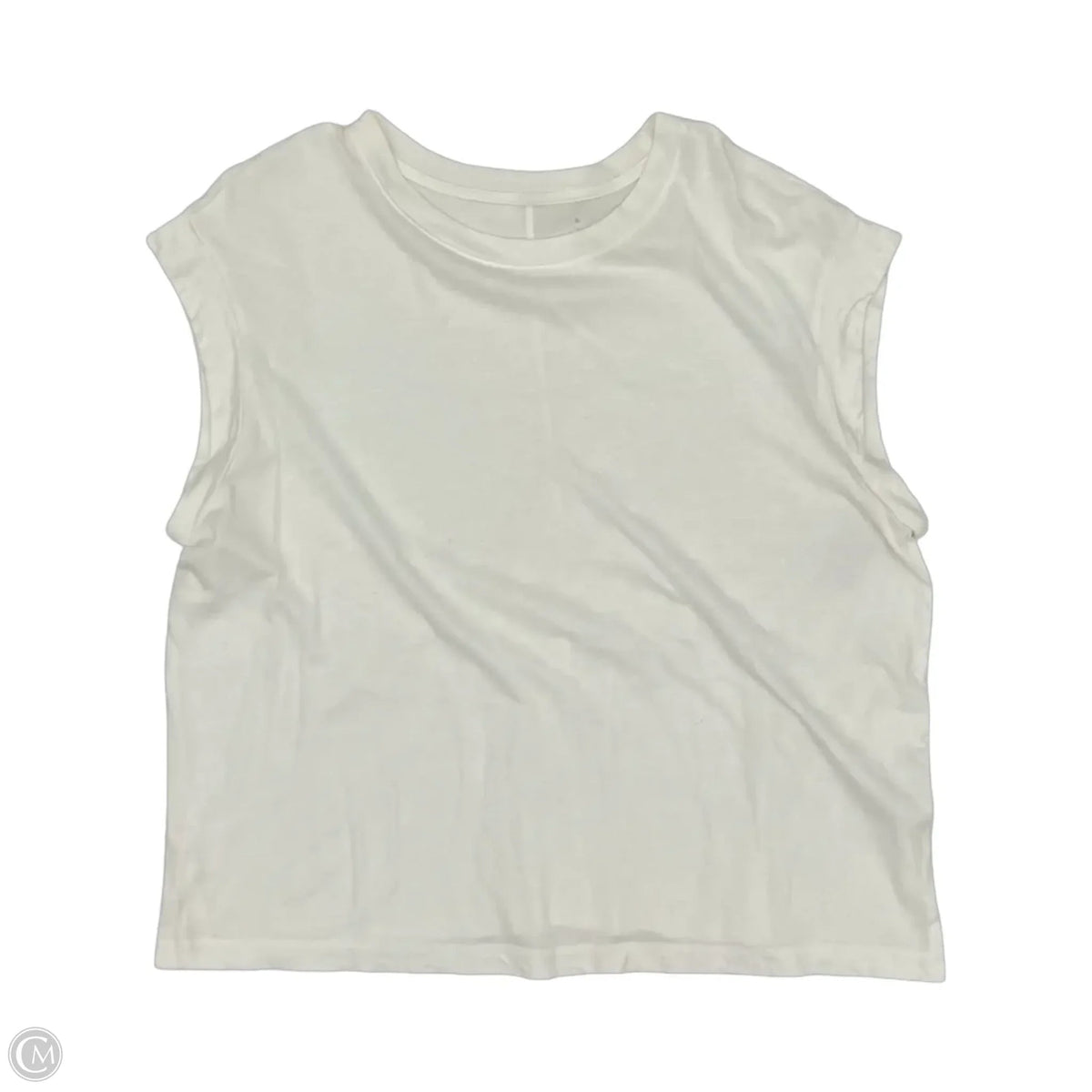 Top Short Sleeve By A New Day In Cream, Size: Xxl