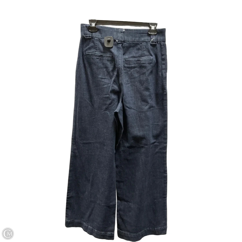 Jeans Wide Leg By Express In Blue, Size: 8