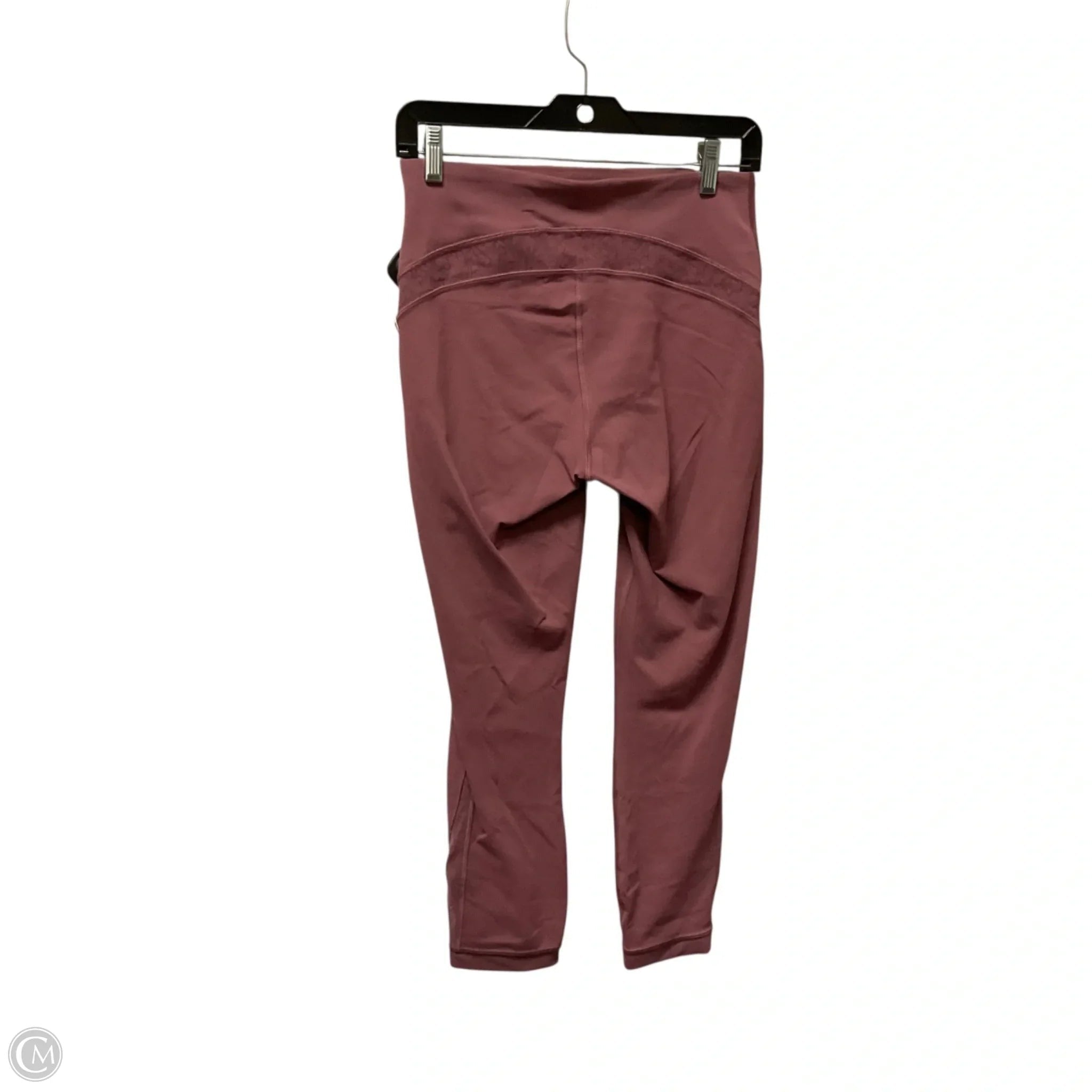 Athletic Leggings Capris By Lululemon In Pink, Size: 8