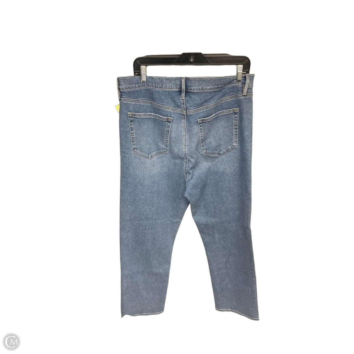 Jeans Straight By Loft In Blue Denim, Size: 14