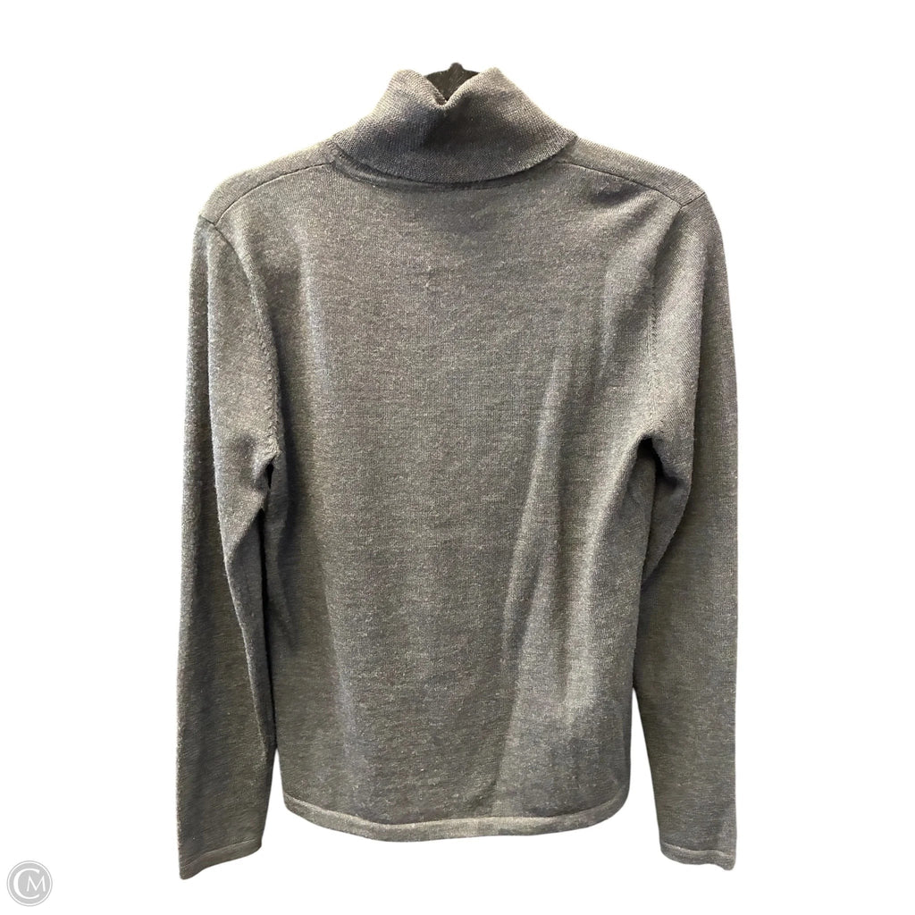 Top Long Sleeve By Lauren By Ralph Lauren In Grey, Size: M