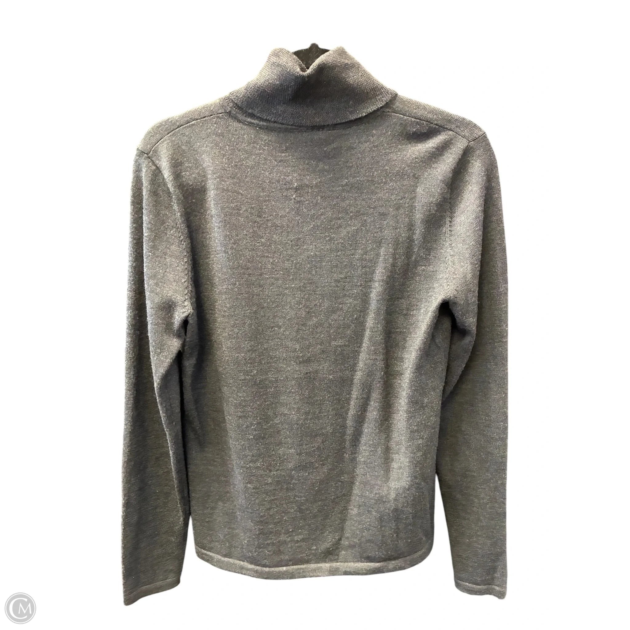 Top Long Sleeve By Lauren By Ralph Lauren In Grey, Size: M