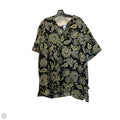 Top Short Sleeve By Catherines In Black & Yellow, Size: 4x