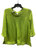 Top Long Sleeve By J. Jill In Green, Size: Lp