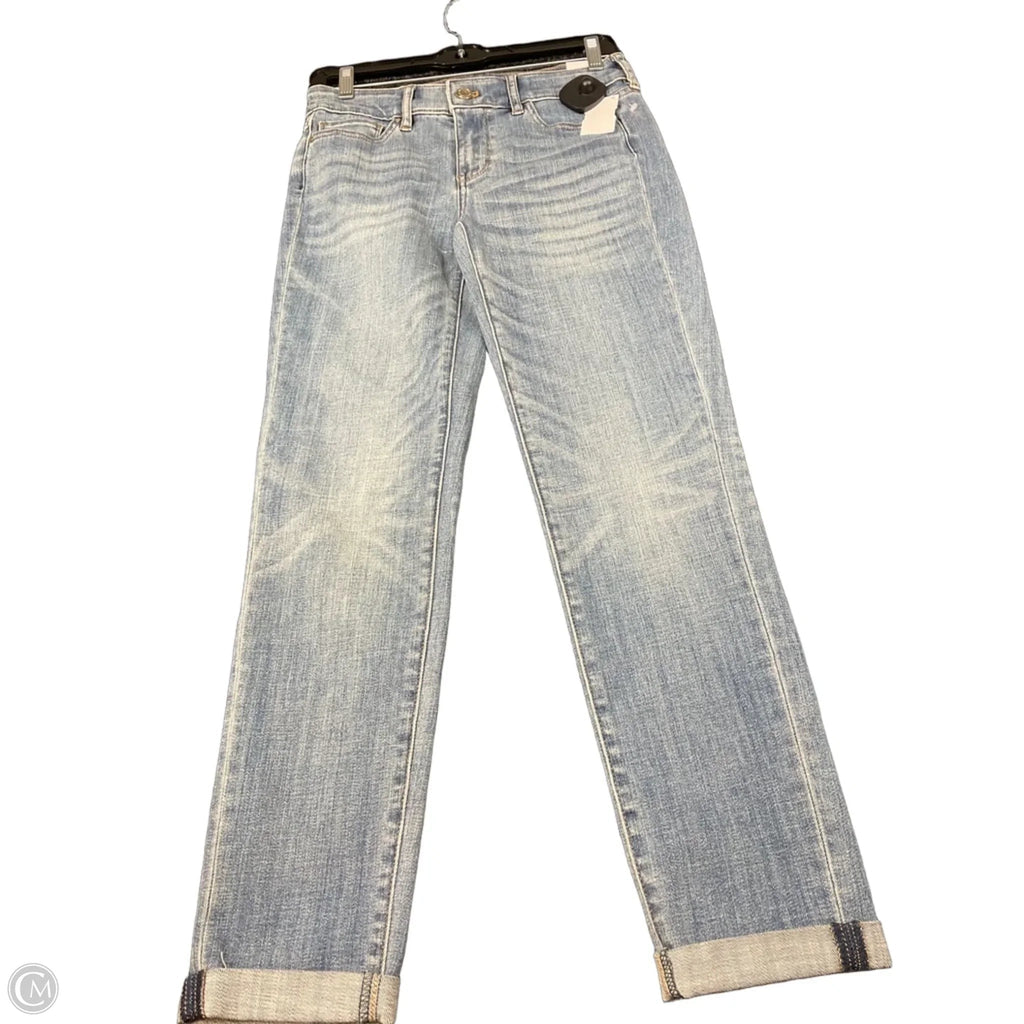 Jeans Skinny By White House Black Market In Blue Denim, Size: 0