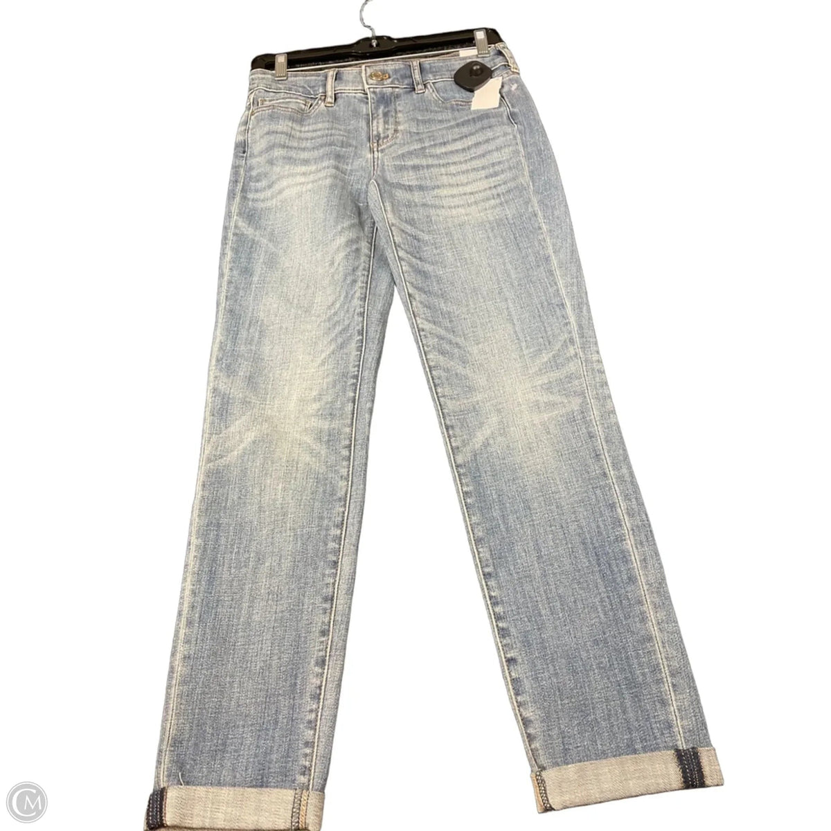 Jeans Skinny By White House Black Market In Blue Denim, Size: 0