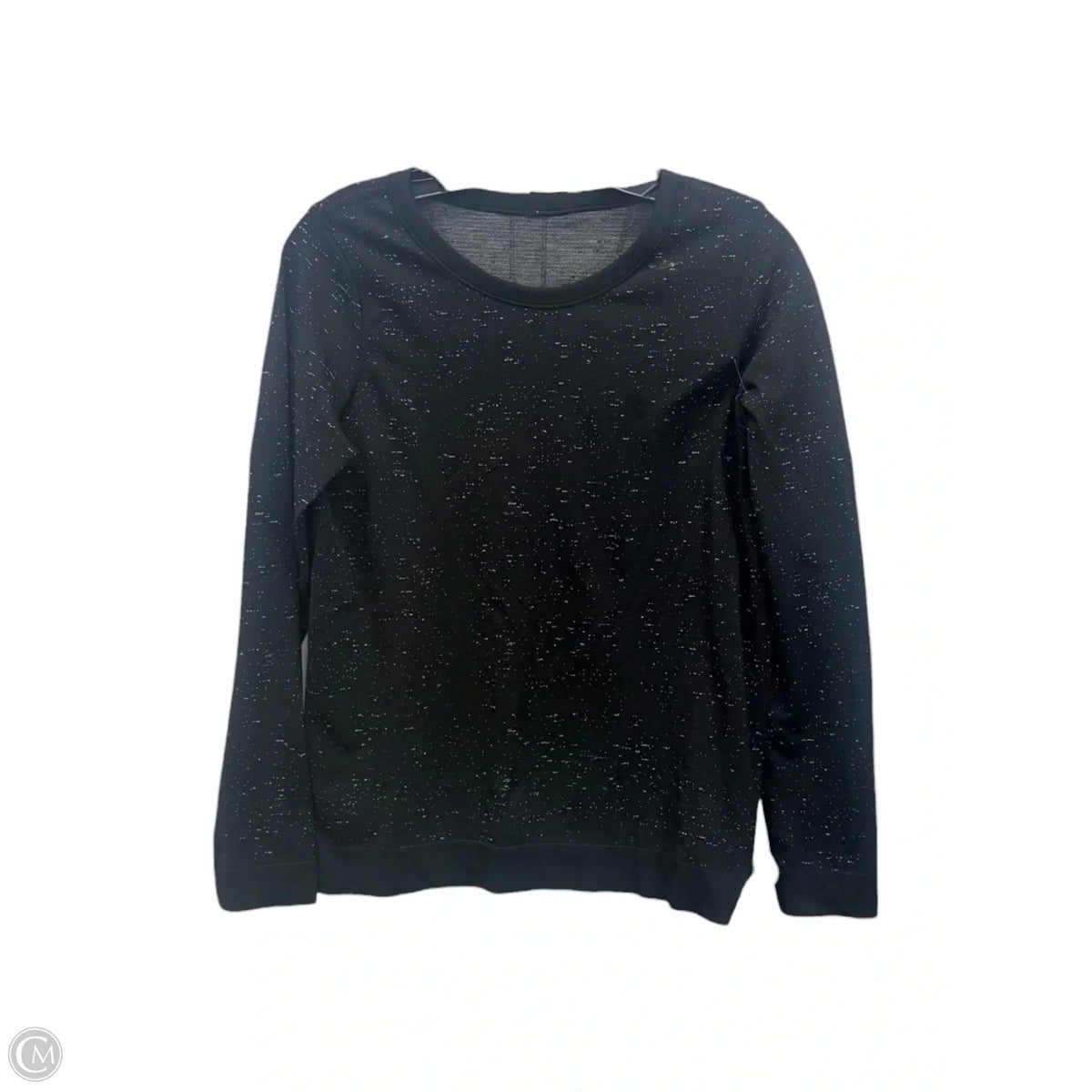 Athletic Top Long Sleeve Crewneck By Lululemon In Black, Size: S