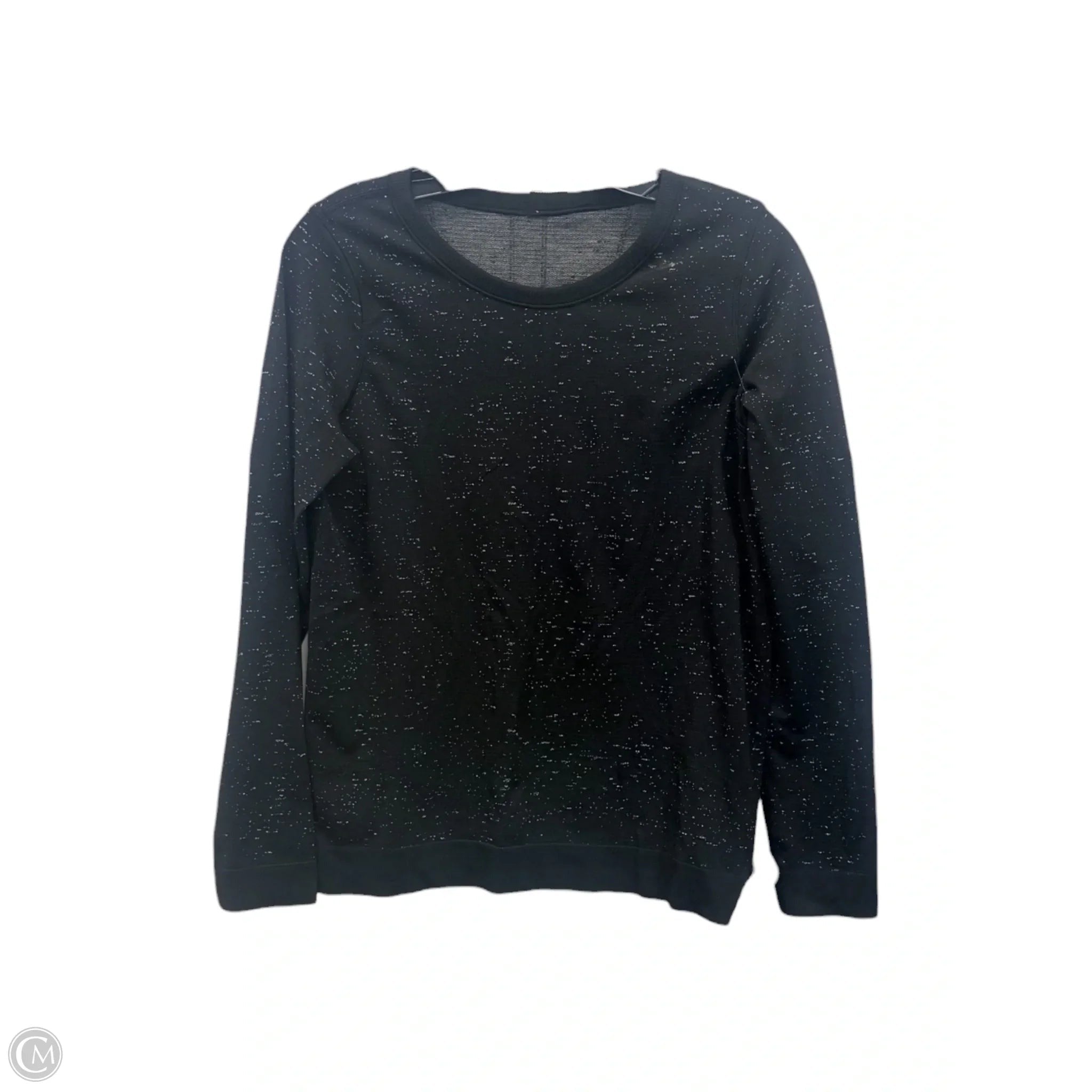 Athletic Top Long Sleeve Crewneck By Lululemon In Black, Size: S