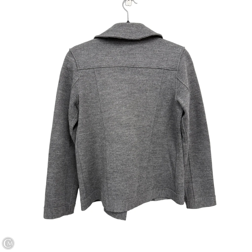 Jacket Other By Eileen Fisher In Grey, Size: Xs