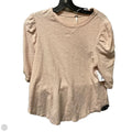 Top 3/4 Sleeve By Free People In Peach, Size: Xs