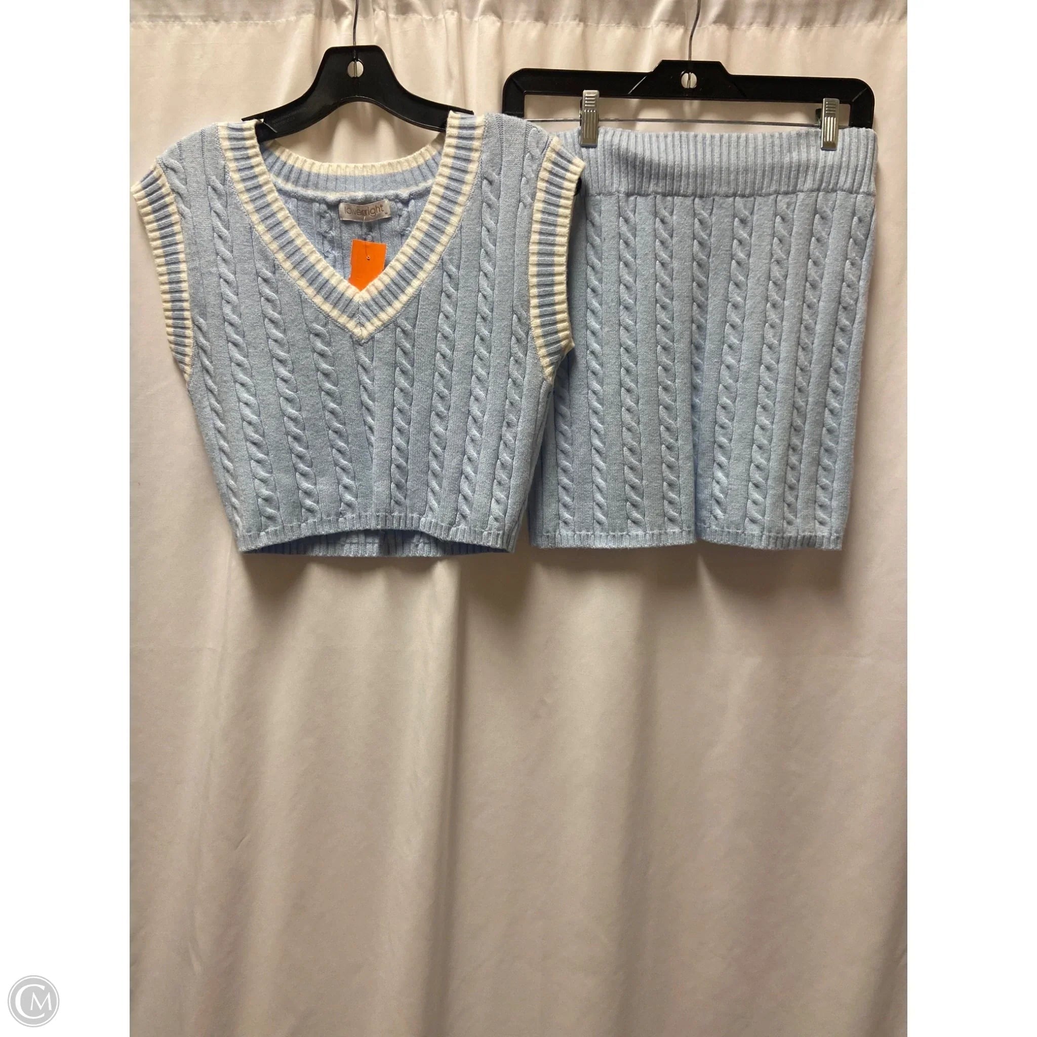 Skirt Set 2pc By Clothes Mentor In Blue, Size: S