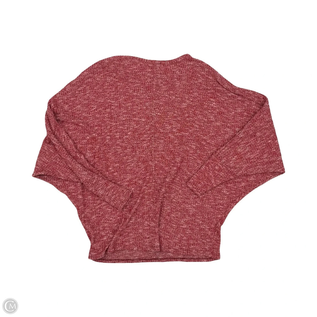 Top Long Sleeve By Talulah In Red, Size: L