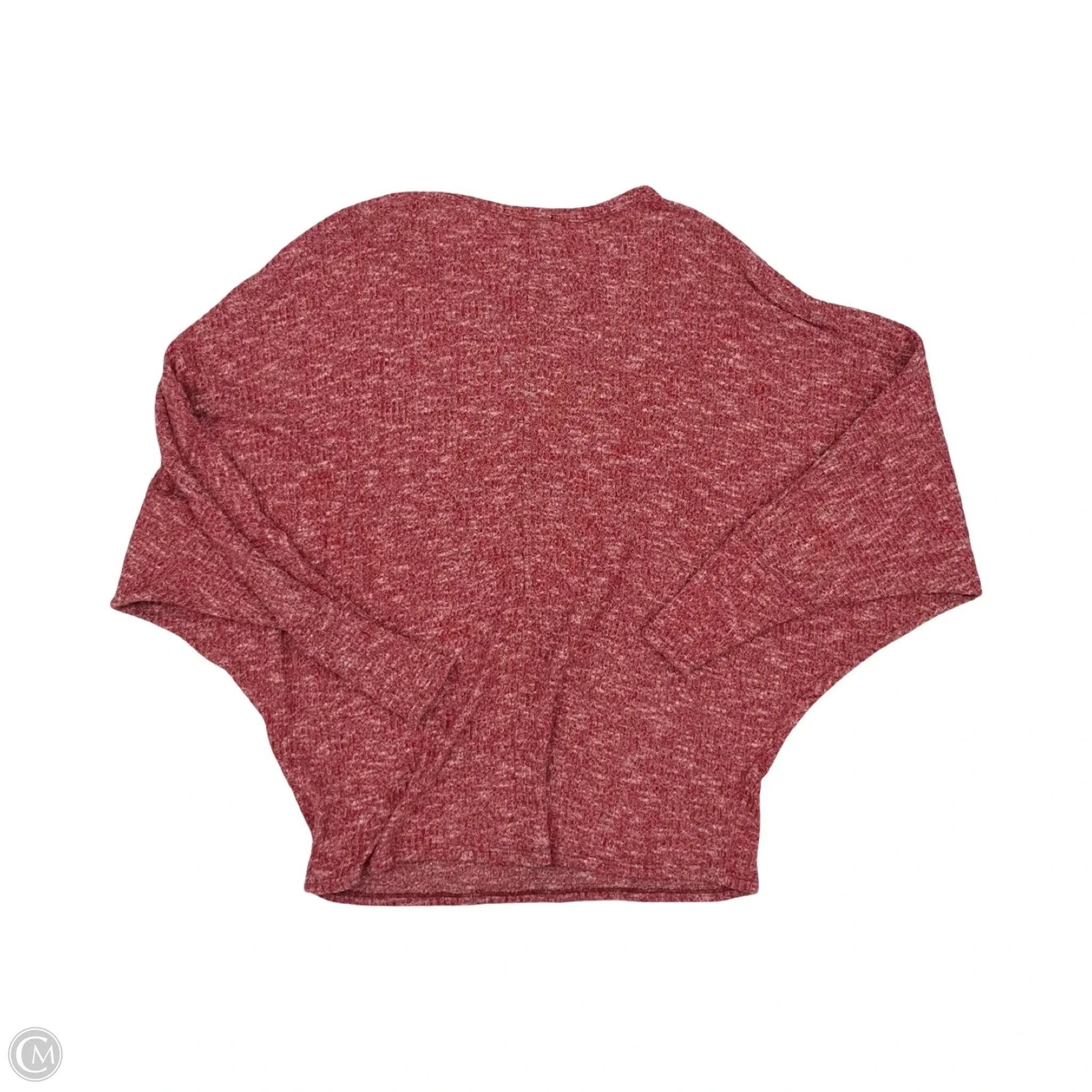 Top Long Sleeve By Talulah In Red, Size: L