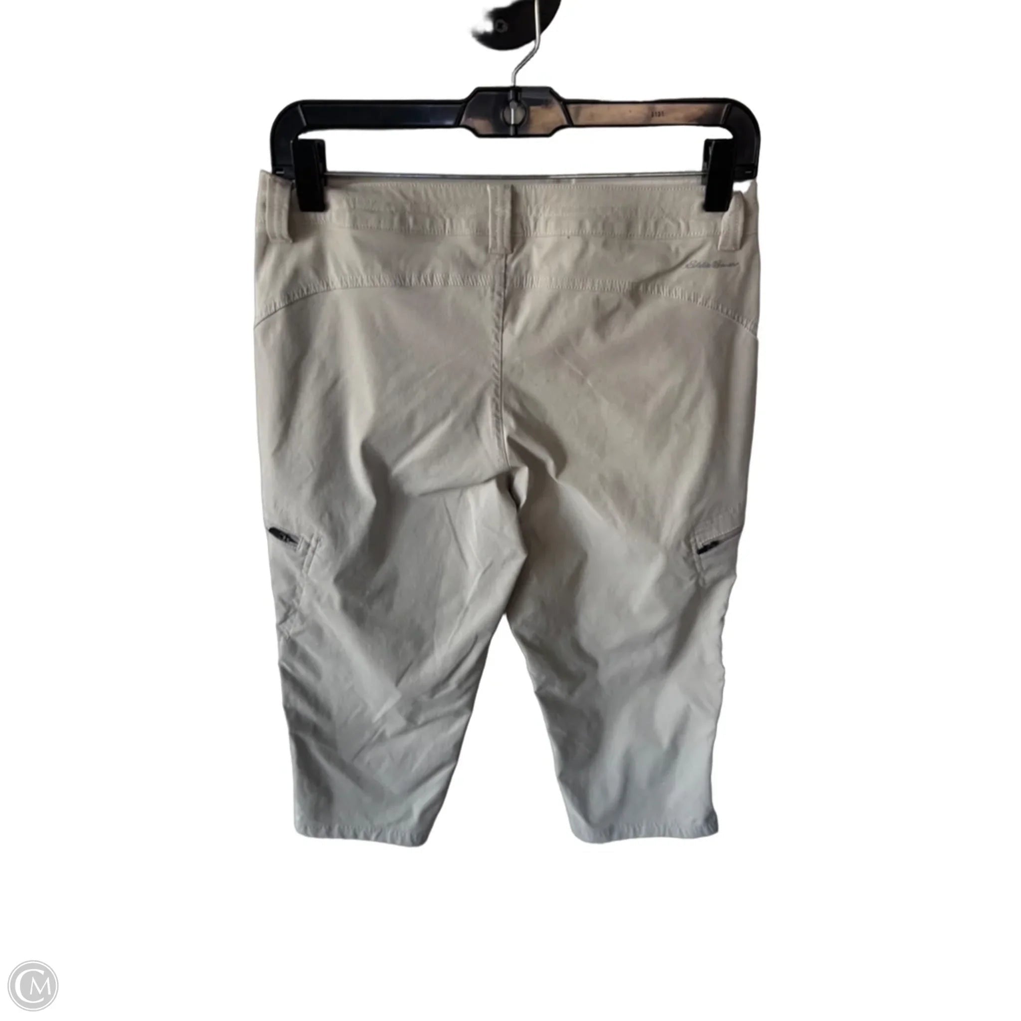 Athletic Capris By Eddie Bauer In Tan, Size: 2
