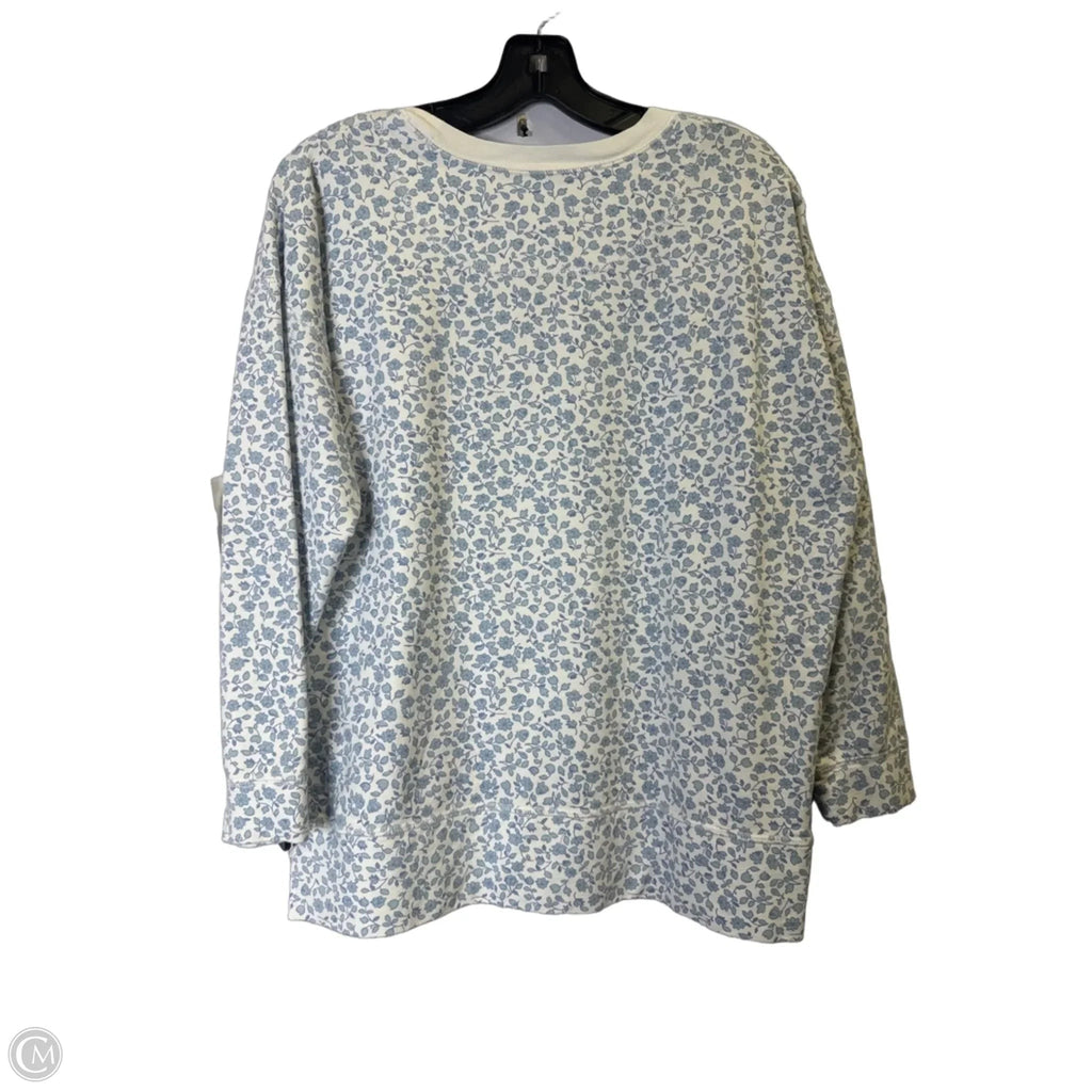 Top Long Sleeve By Clothes Mentor In White, Size: S