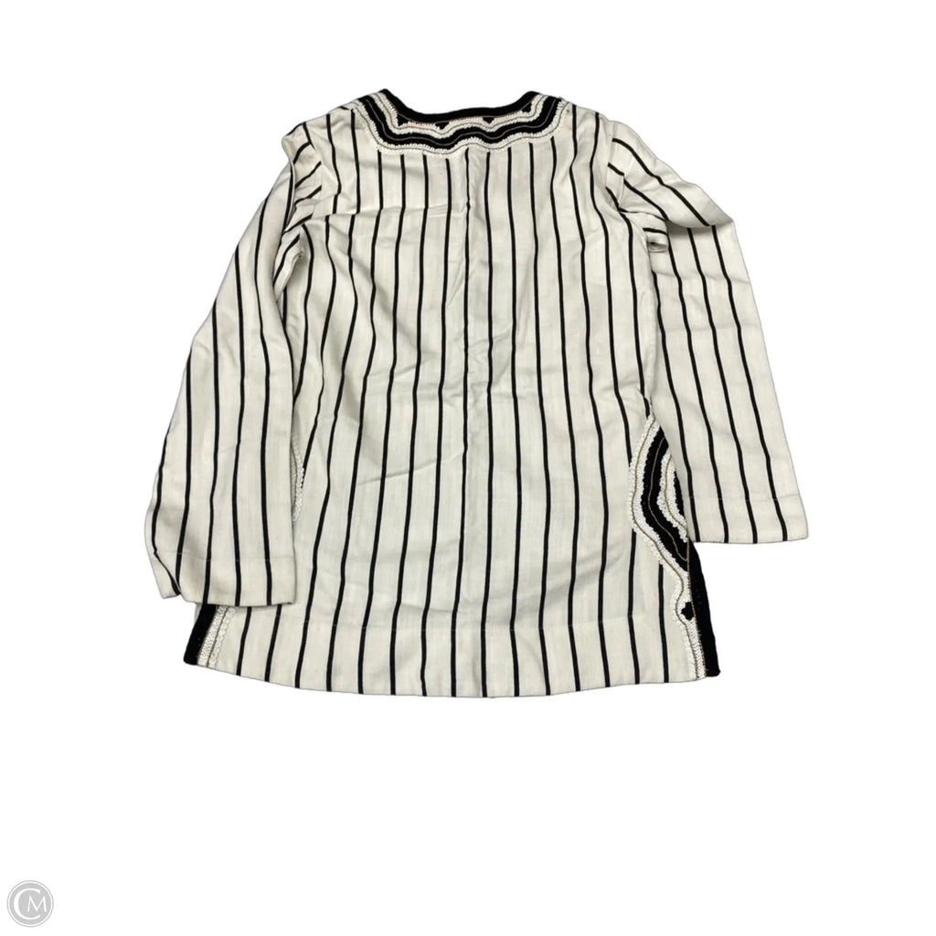 Top Long Sleeve Designer By Tory Burch In Striped Pattern, Size: Xs