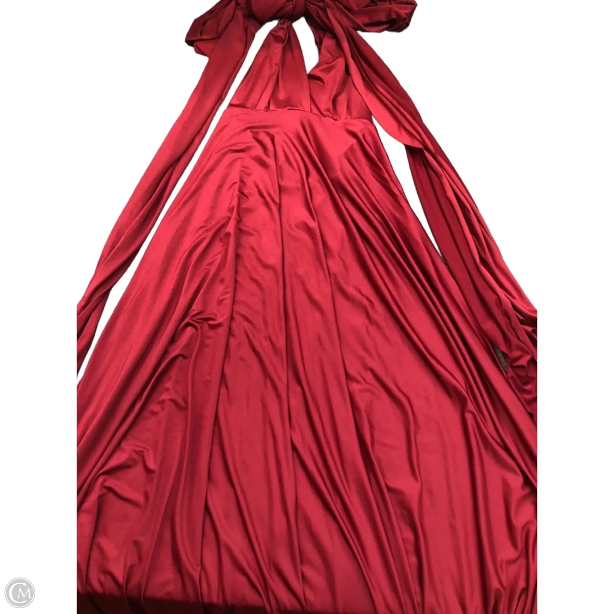 Dress Party Long By Clothes Mentor In Red, Size: Osfm