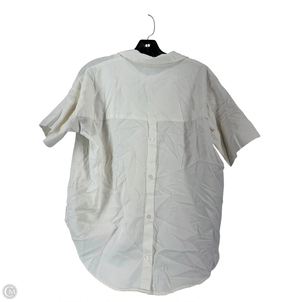 Top Short Sleeve By Madewell In White, Size: Xxs