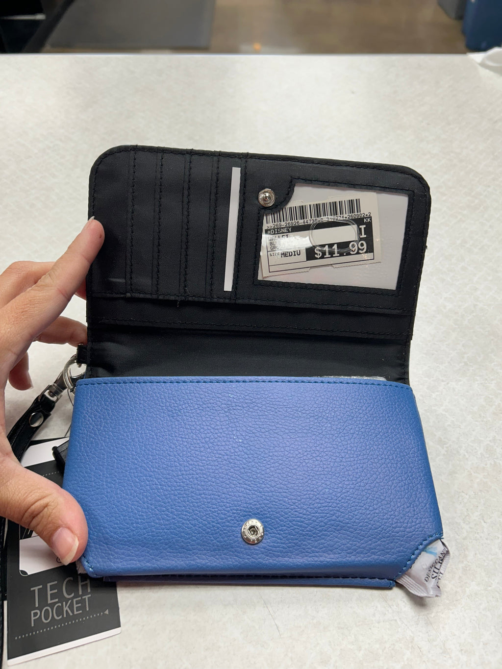 Wallet By Disney In Blue, Size:Medium
