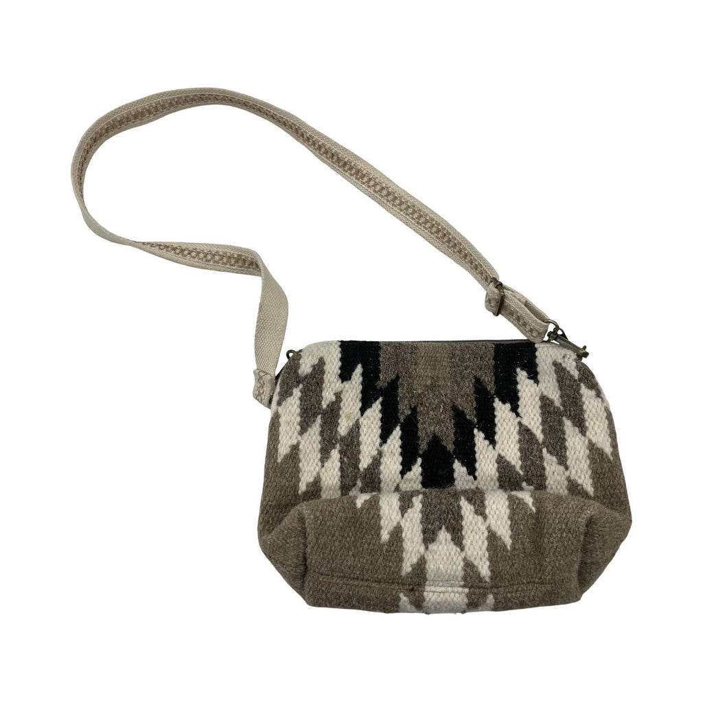 Crossbody By Clothes Mentor In Brown & Cream, Size:Medium