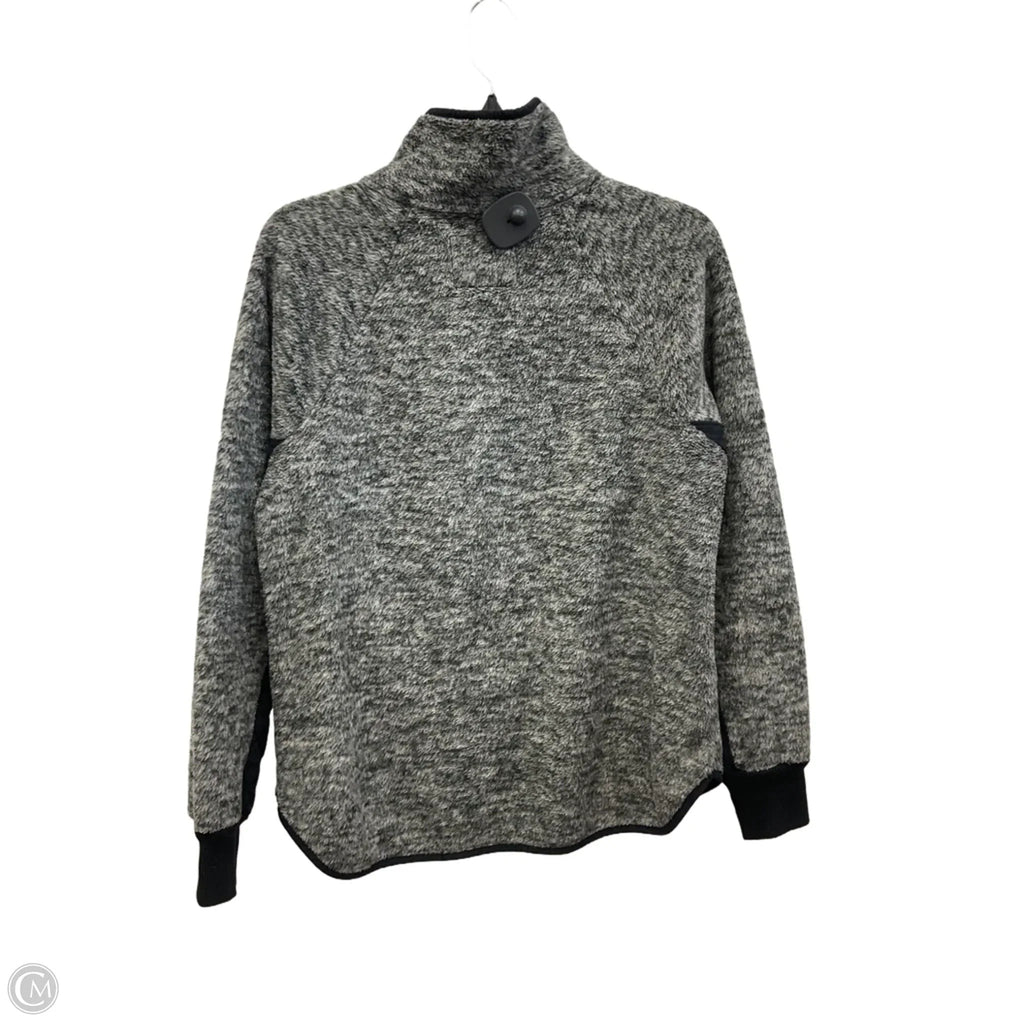 Athletic Sweatshirt Collar By Abercrombie And Fitch In Grey, Size: S