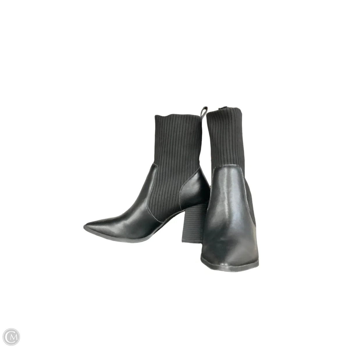 Boots Ankle Heels By Blondo In Black, Size: 9.5