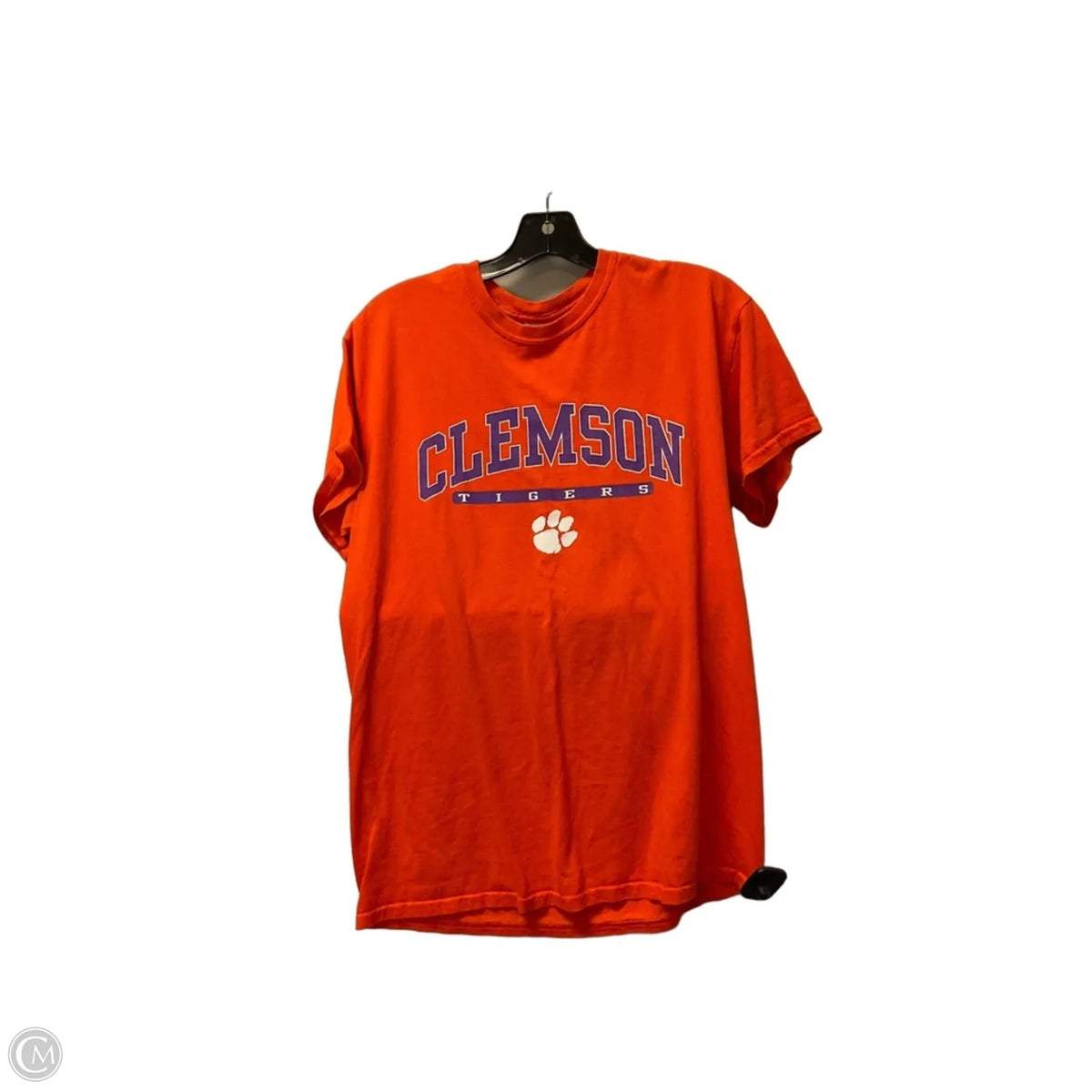 Top Short Sleeve By Gildan In Orange, Size: M