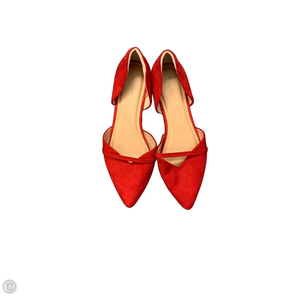 Shoes Flats By Old Navy In Red, Size: 9