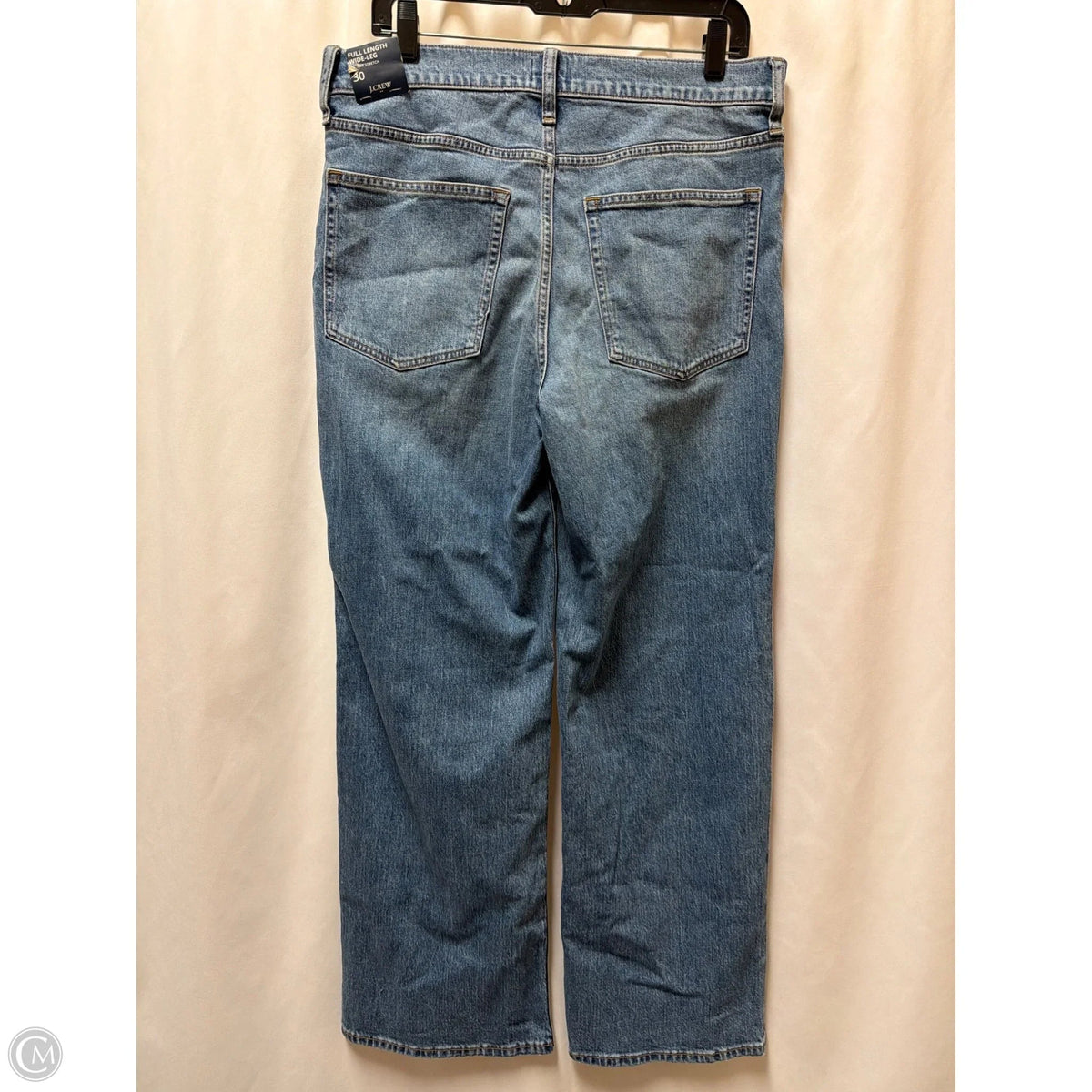 Jeans Wide Leg By J. Crew In Blue Denim, Size: 10
