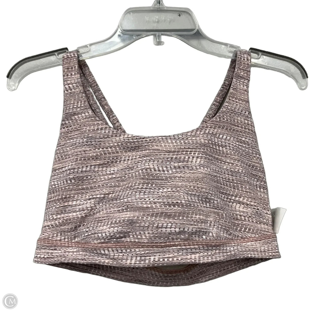 Athletic Bra By Lululemon In Purple, Size: 12