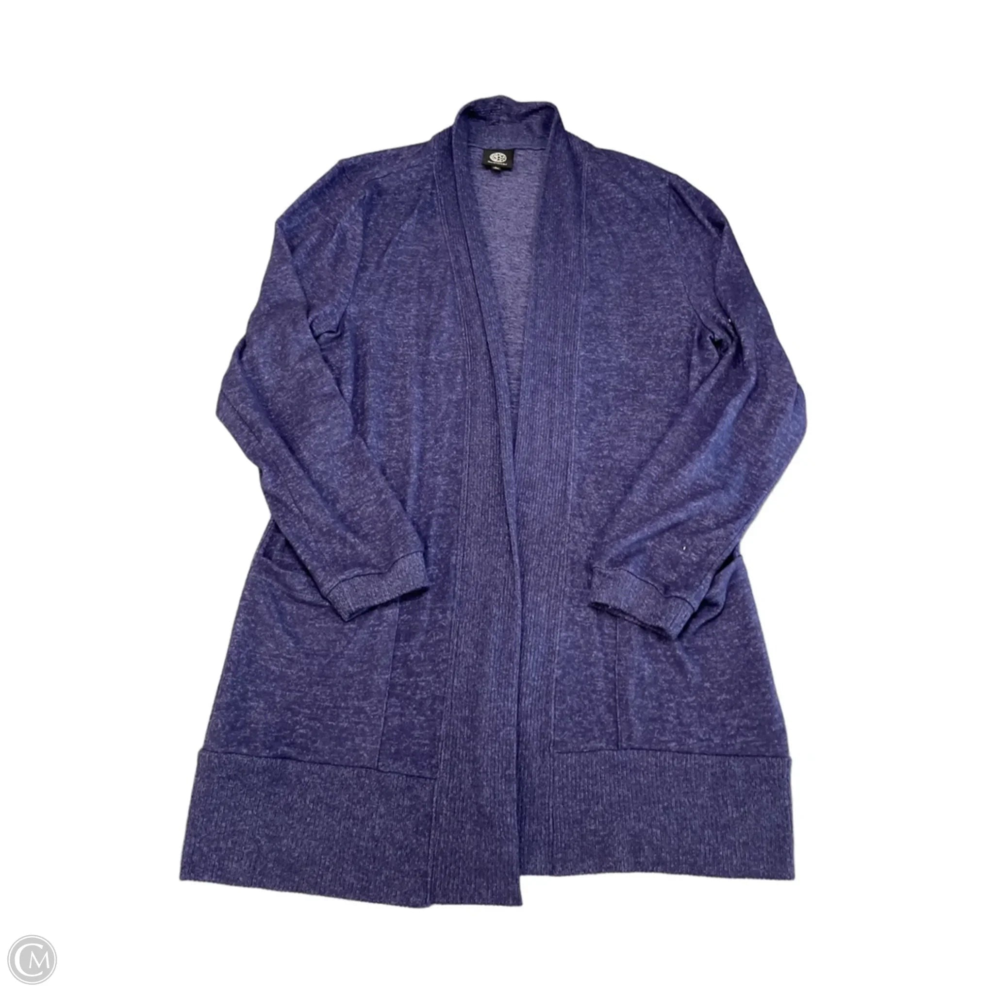 Cardigan By Bobeau In Blue, Size: L