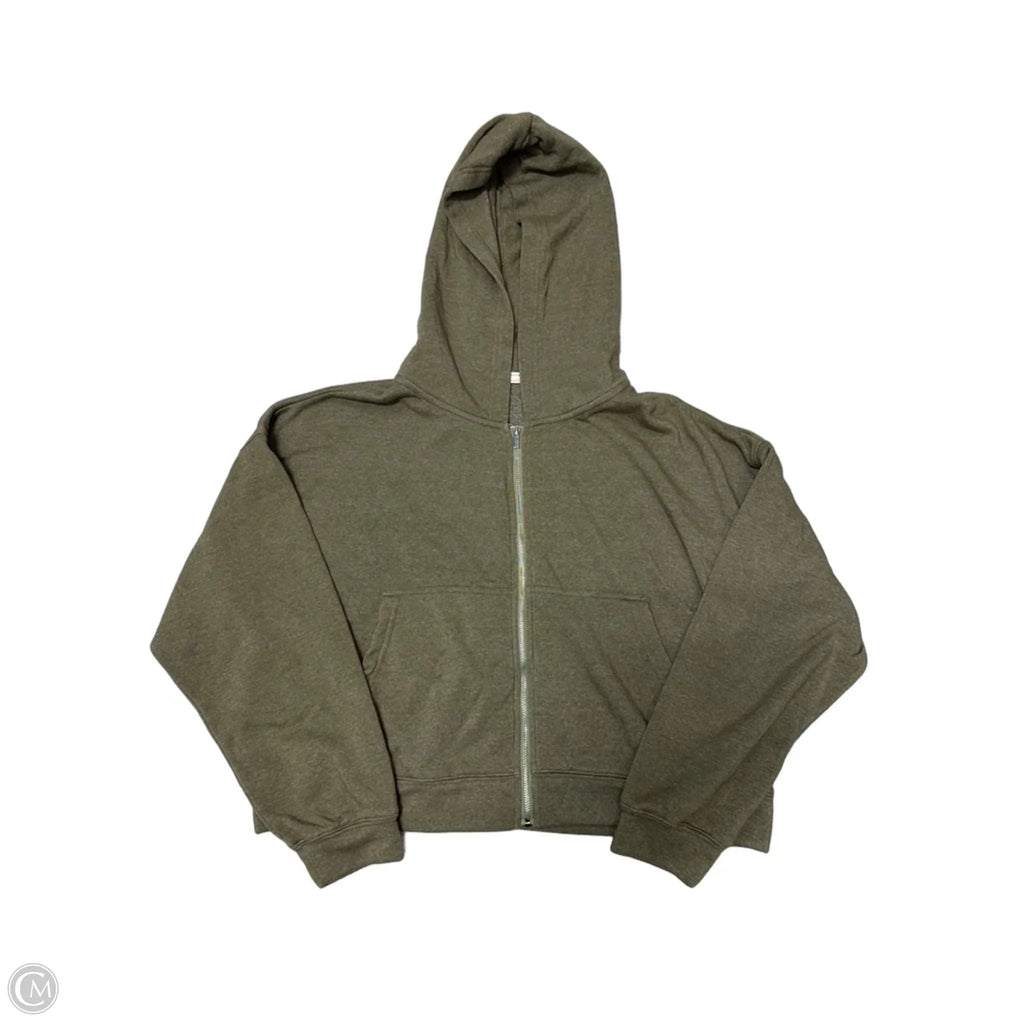 Jacket Fleece By Free People In Green, Size: M