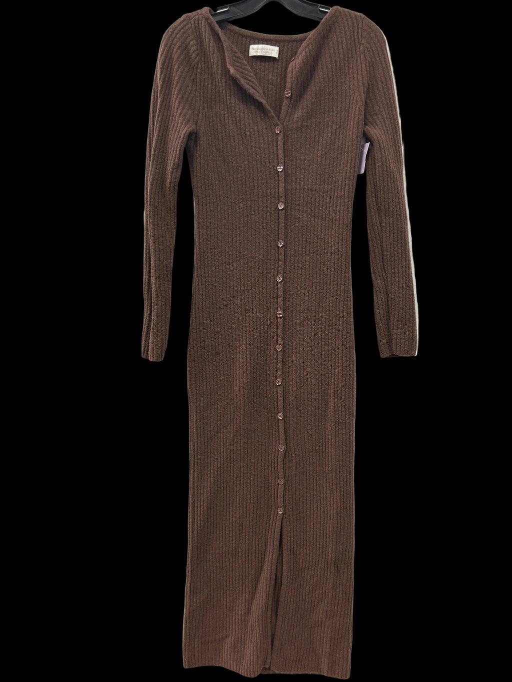 Dress Casual Maxi By Abercrombie And Fitch In Brown, Size:S