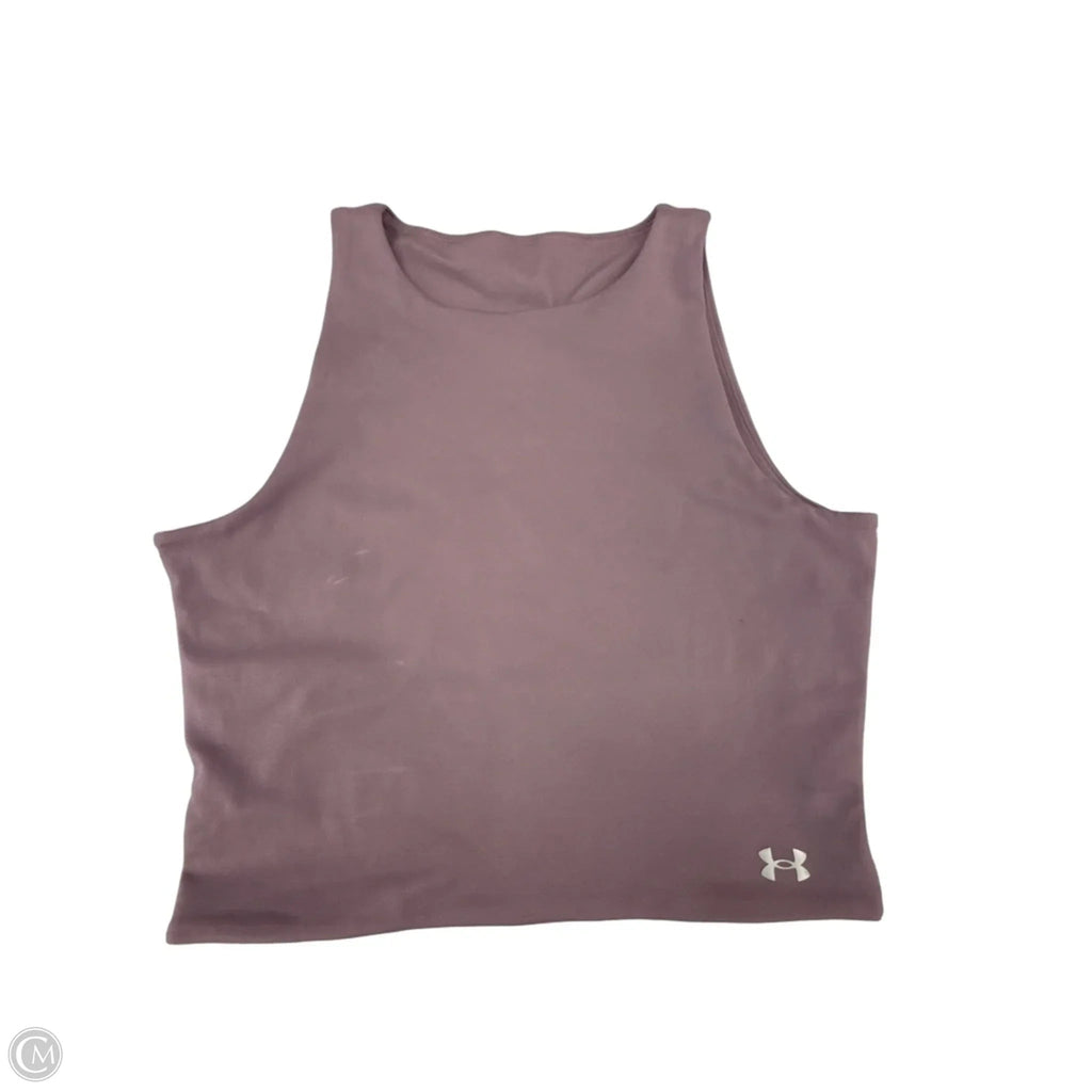 Athletic Tank Top By Under Armour In Mauve, Size: M