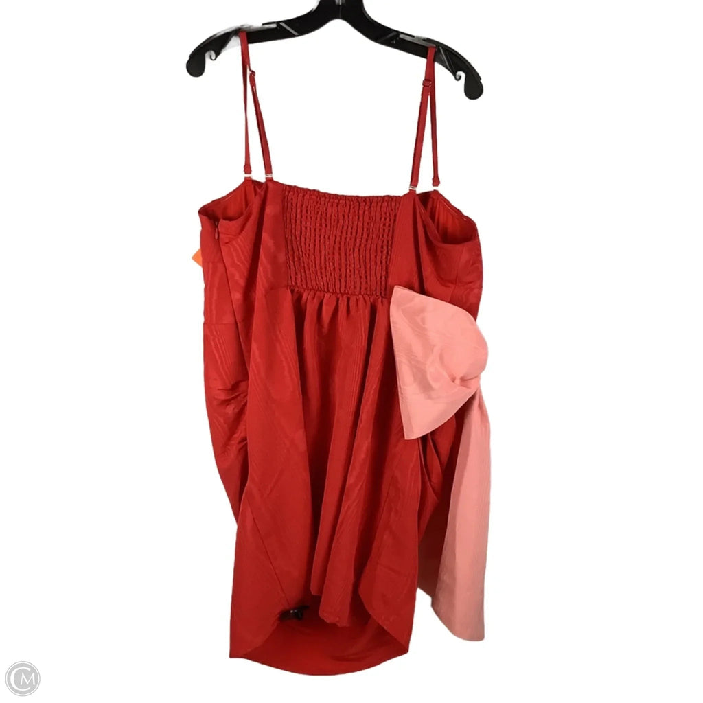 Dress Party Short By Future Collective In Red, Size: Xxl