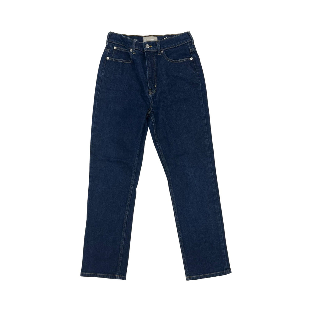 Jeans Straight By Evereve In Blue Denim, Size:8P