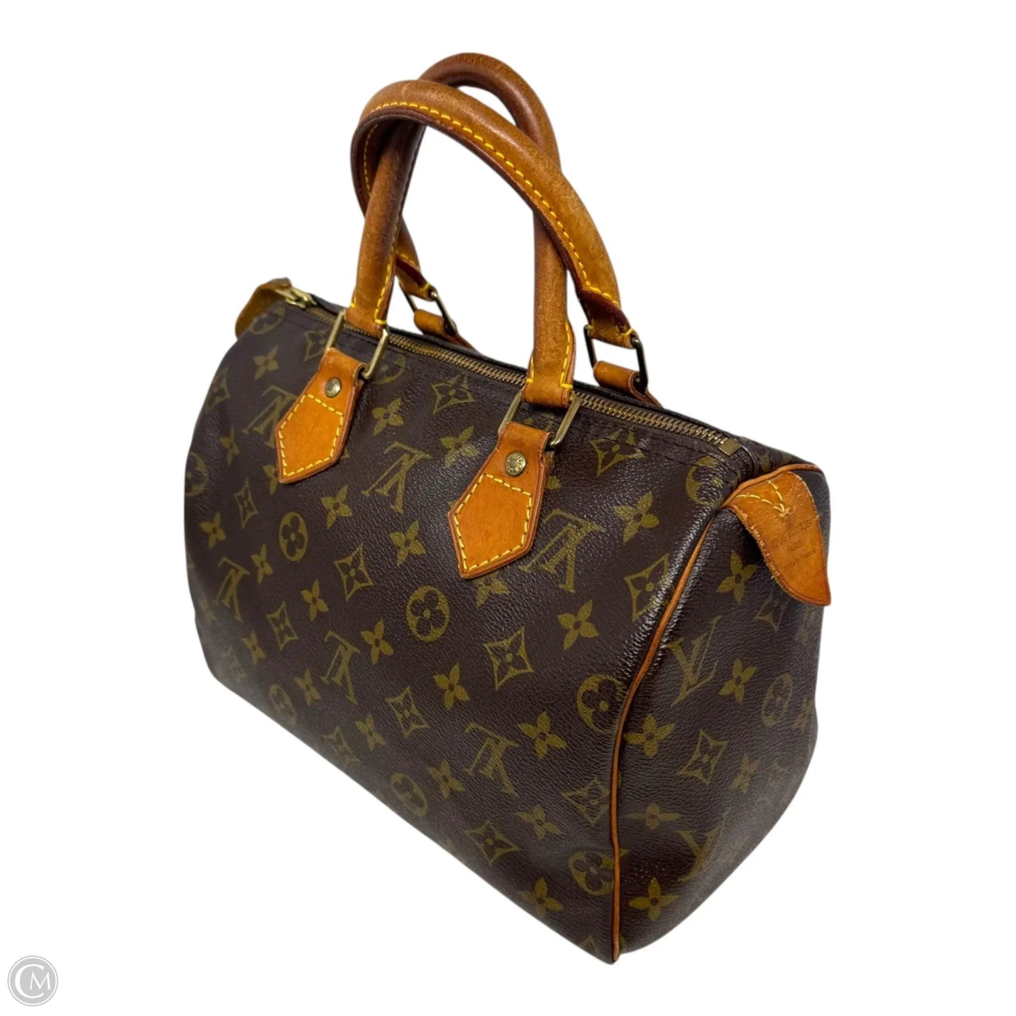 Monogram Speedy 25 Handbag Luxury Designer By Louis Vuitton, Size: Small