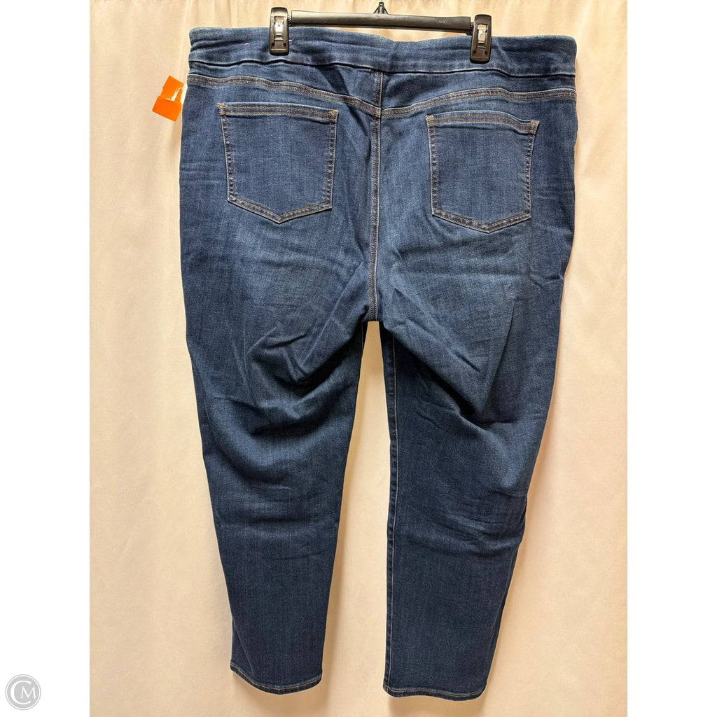 Jeans Jeggings By Chicos In Blue Denim, Size: 2x