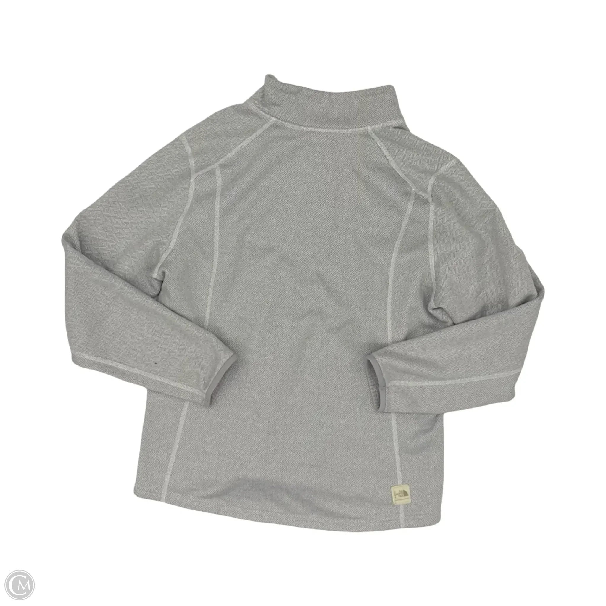 Athletic Sweatshirt Collar By The North Face In Grey, Size: Xl